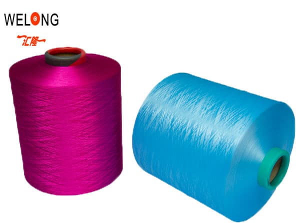 colored dty yarn with bright color